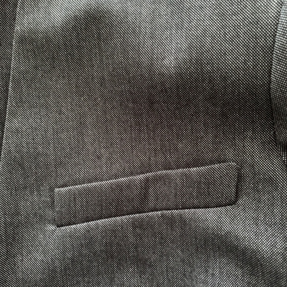 Calvin Klein Charcoal One-Button Lux Blazer Women’s Size 6 - Picture 9 of 10